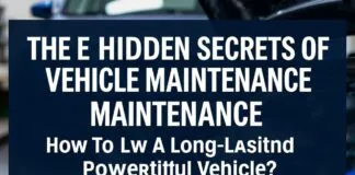 Araç Bakımının Gizli Sırları: Uzun Ömürlü ve Güçlü Bir Araç Nasıl Sahiplenilir? The Hidden Secrets of Vehicle Maintenance: How to Own a Long-Lasting and Powerful Vehicle?