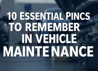 Araç Bakımında Unutulmayan 10 Temel Nokta 10 Essential Points to Remember in Vehicle Maintenance