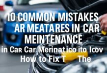 Araç Bakımında Yaptığınız 10 Hata ve Nasıl Onunla Başa Çıkabilirsiniz 10 Common Mistakes in Car Maintenance and How to Fix Them