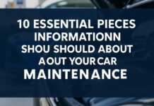 Arabanızın Bakımına Dair Bilmeniz Gereken 10 Temel Bilgi 10 Essential Pieces of Information You Should Know About Your Car Maintenance