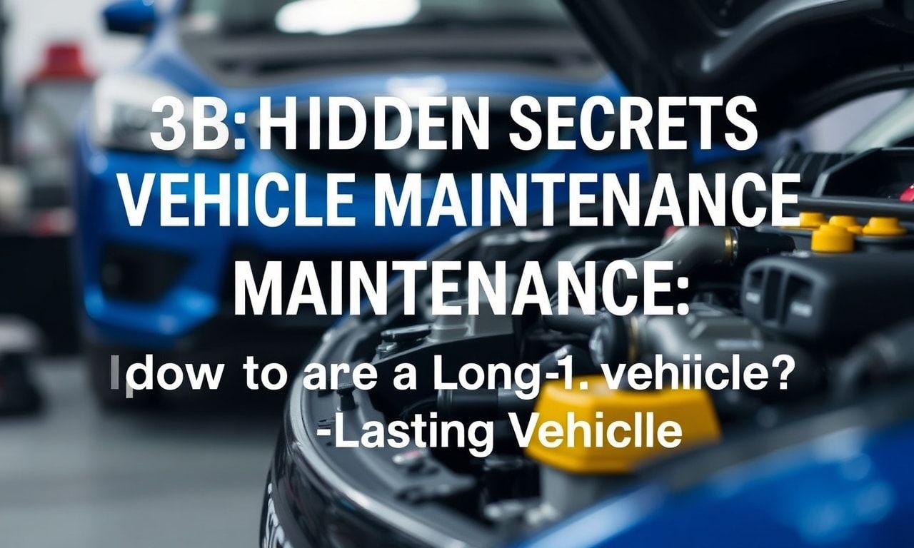 Araç Bakımının Gizli Sırları: Uzun Ömürlü Bir Araç Nasıl Sağlanır?