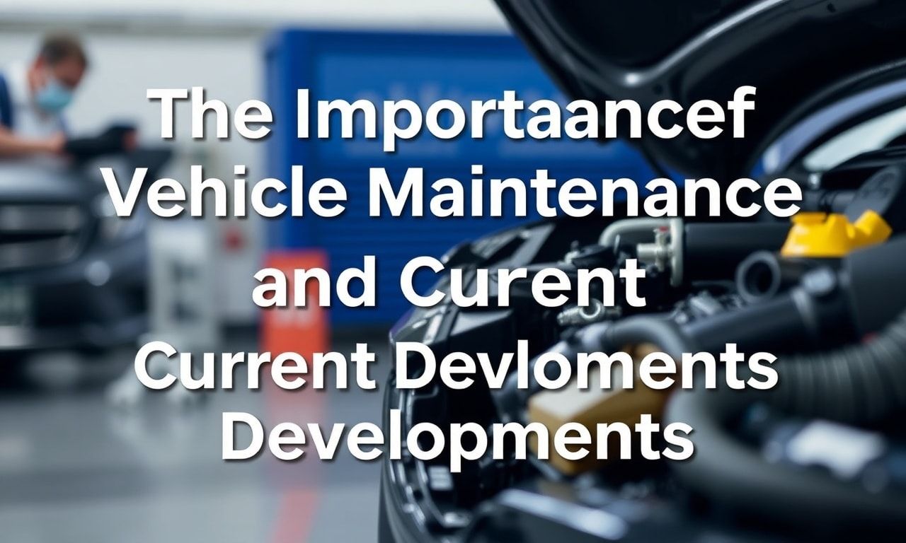 Araç Bakımının Önemi ve Güncel Gelişmeler