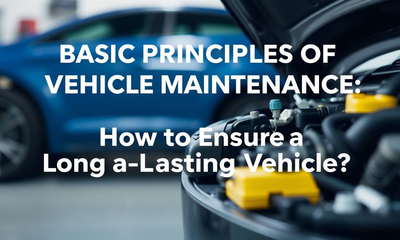 Araç Bakımının Temel İlkeleri: Uzun Ömürlü Bir Araç Nasıl Sağlanır?