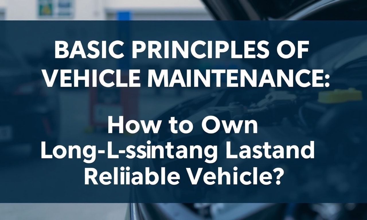 Araç Bakımının Temel İlkeleri: Uzun Ömürlü ve Güvenilir Bir Araç Nasıl Sahiplenilir?