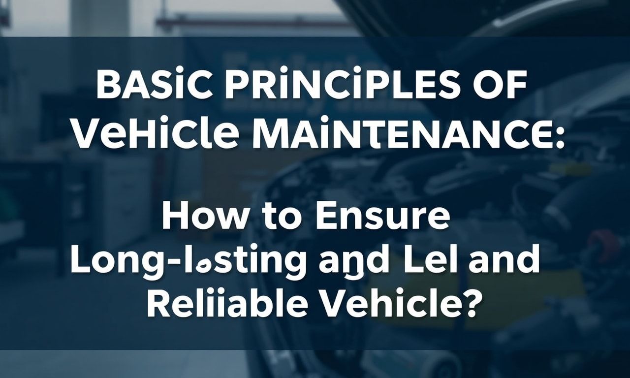 Araç Bakımının Temel İlkeleri: Uzun Ömürlü ve Güvenilir Bir Araç Nasıl Sağlanır?