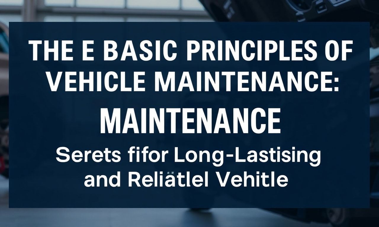 Araç Bakımının Temel İlkeleri: Uzun Ömürlü ve Güvenilir Bir Aracın Sırları