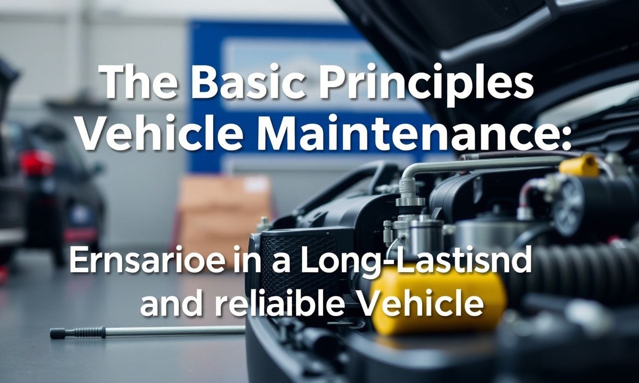 Araç Bakımının Temel İlkeleri: Uzun Ömürlü ve Güvenilir Bir Araç Sağlamak
