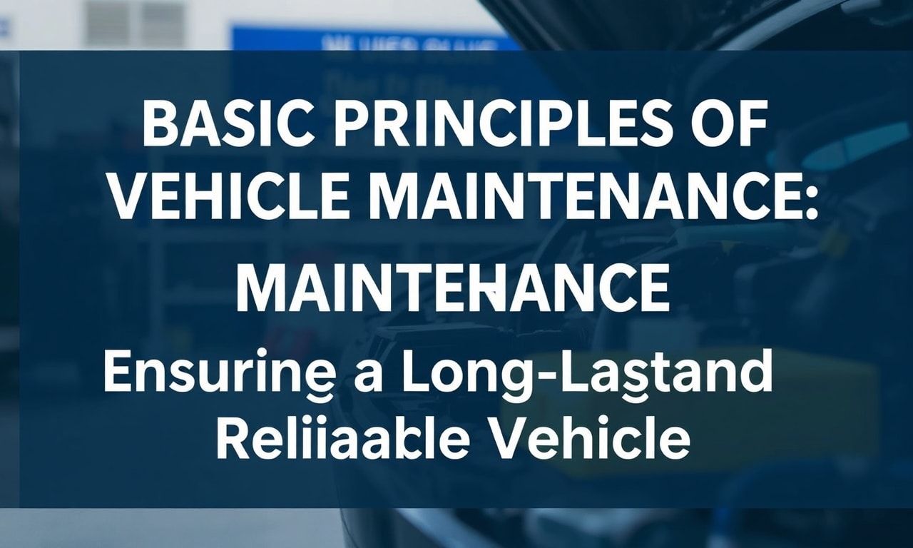 Araç Bakımının Temel İlkeleri: Uzun Ömürlü ve Güvenilir Bir Araç Sağlama