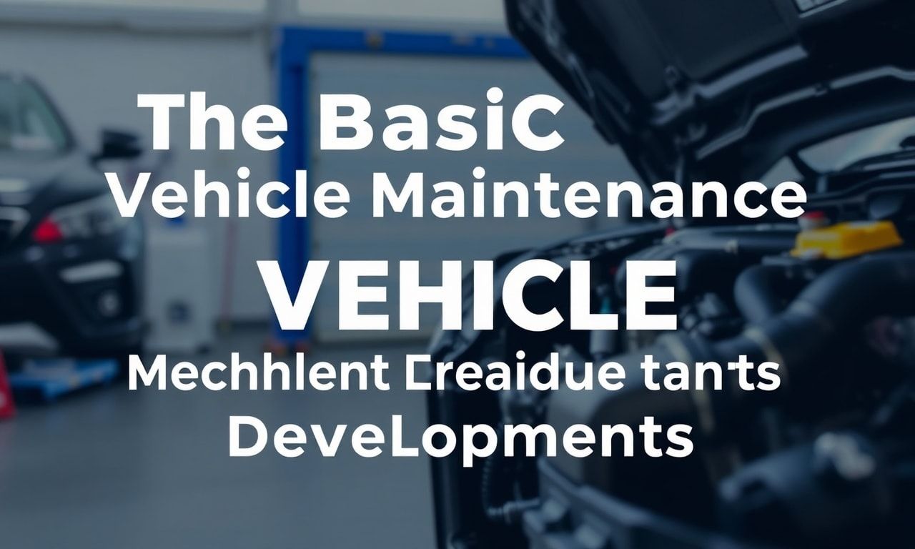 Araç Bakımının Temel İlkeleri ve Güncel Gelişmeler