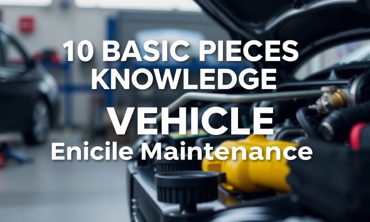 Araç Bakımına Dair Bilinmesi Gereken 10 Temel Bilgi