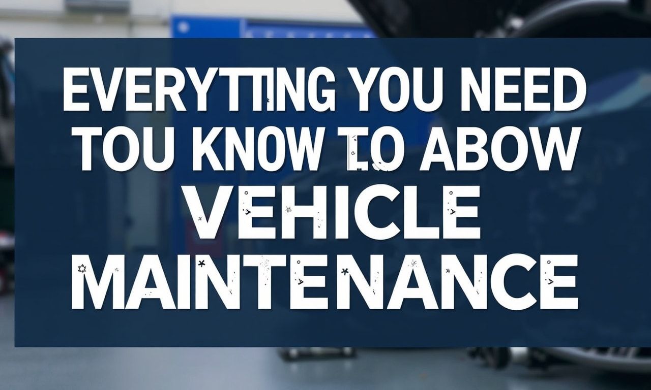 Araç Bakımına Dair Bilinmesi Gereken Her Şey