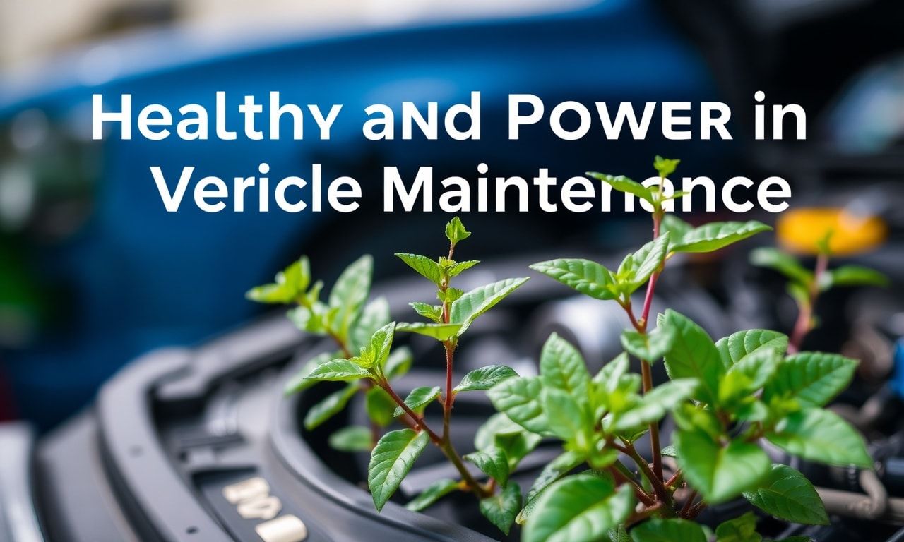 Araç Bakımında Sağlık ve Güç: Bitkilerden Alınan İpucu