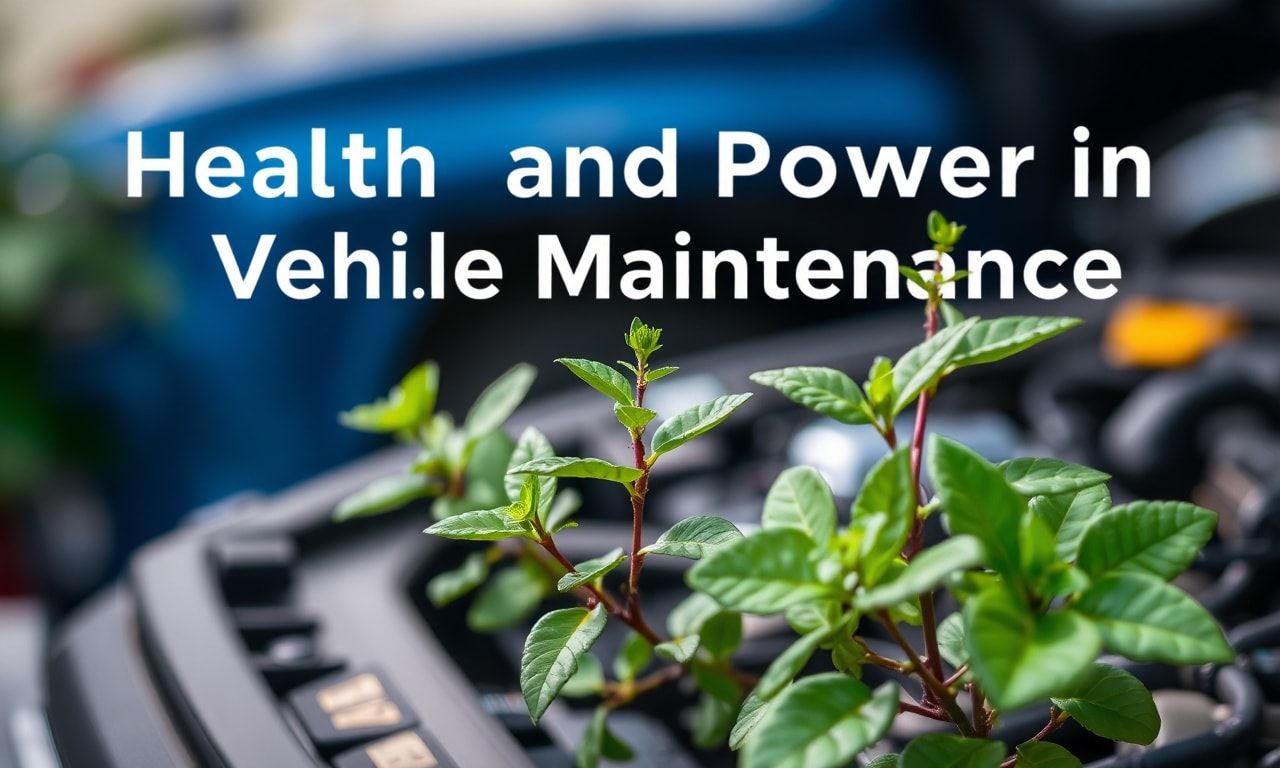 Araç Bakımında Sağlık ve Güç: Bitkilerden Alınan İpucu