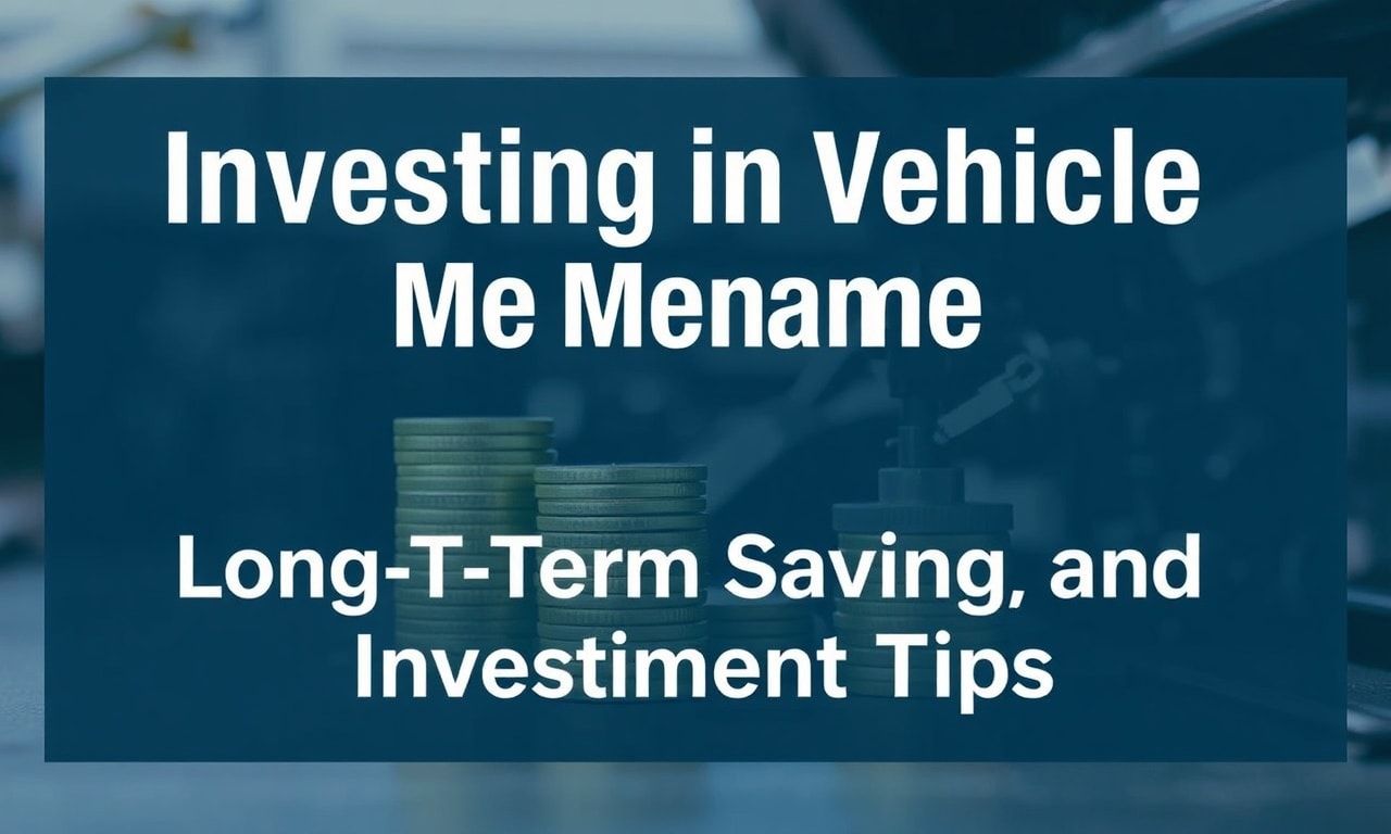 Araç Bakımında Yatırım: Uzun Vadeli Tasarruf ve Yatırım İpuçları