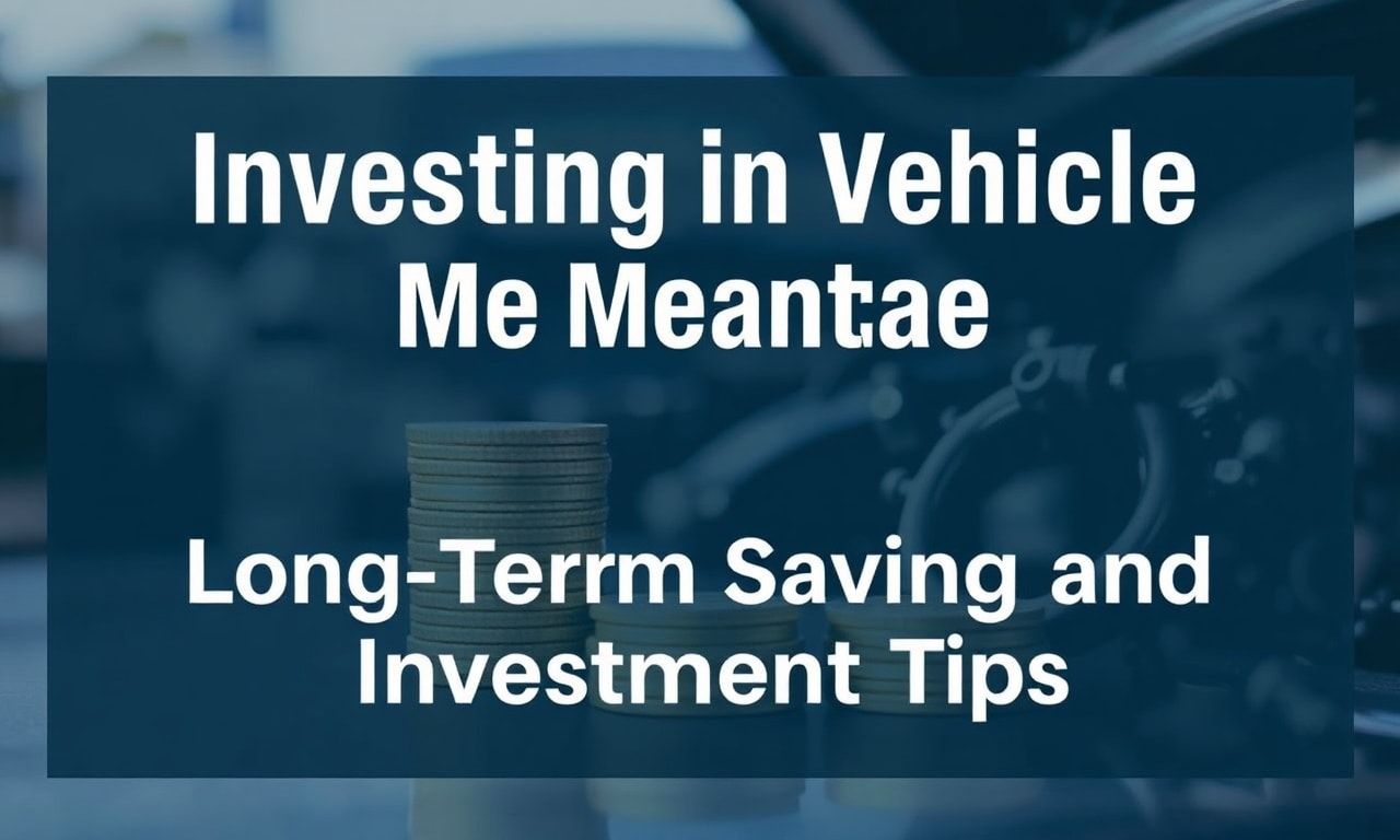 Araç Bakımında Yatırım: Uzun Vadeli Tasarruf ve Yatırım İpuçları