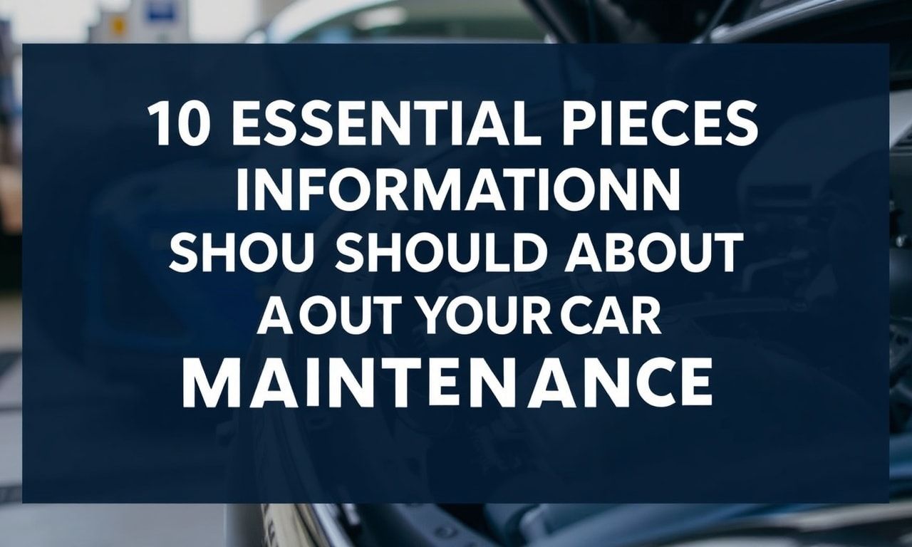 Arabanızın Bakımına Dair Bilmeniz Gereken 10 Temel Bilgi