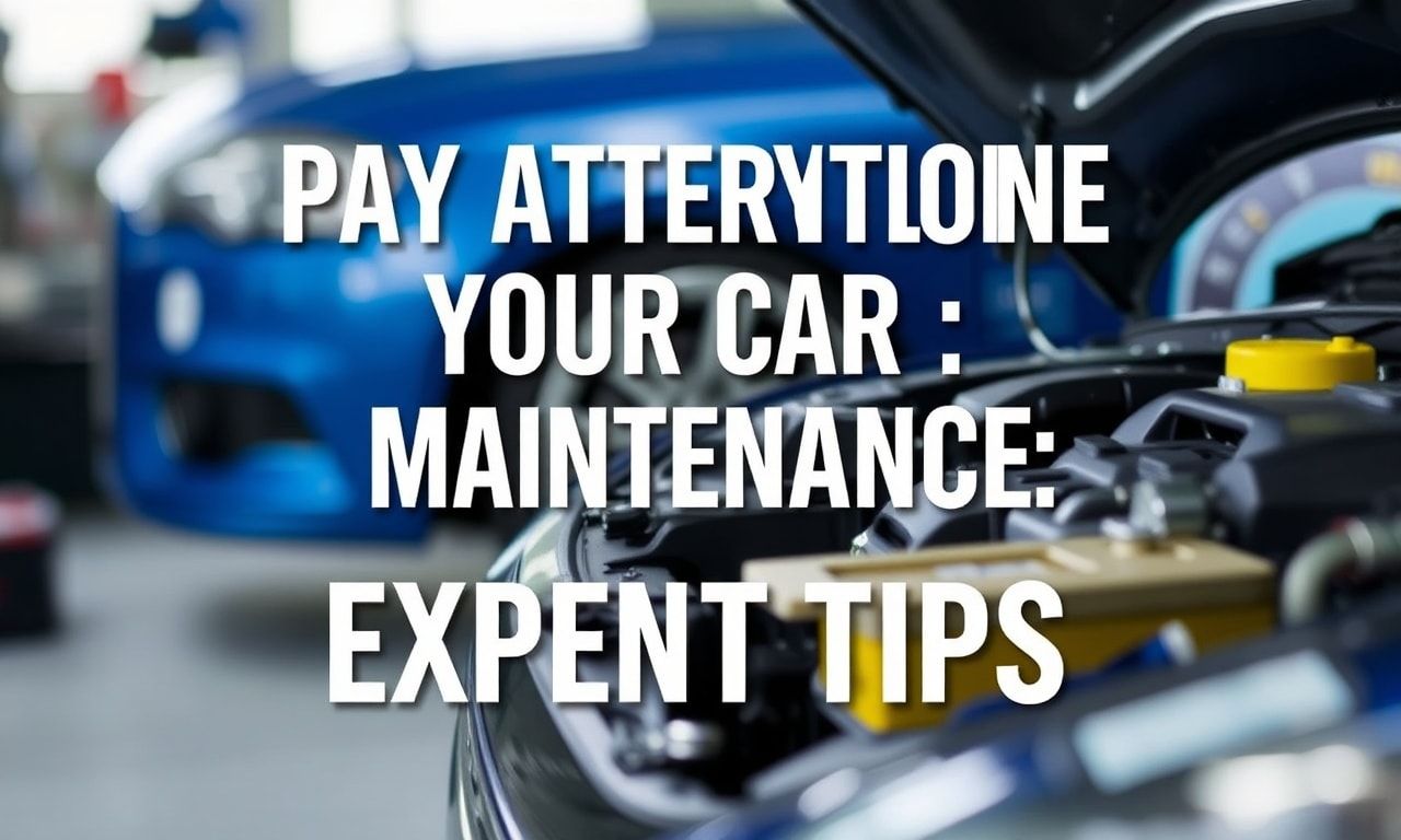 Arabanızın Bakımına Dikkat Edin: Uzmanların İpuçları