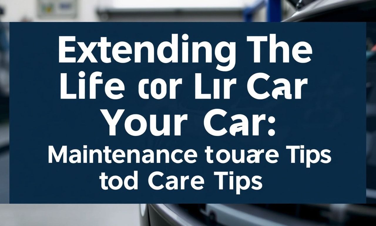 Arabanızın Hayatını Uzatmak: Bakım ve Bakım İpuçları