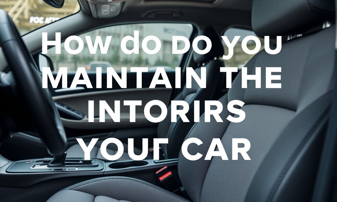 Arabanızın İç Kumaşlarını Nasıl Bakıyorsunuz?