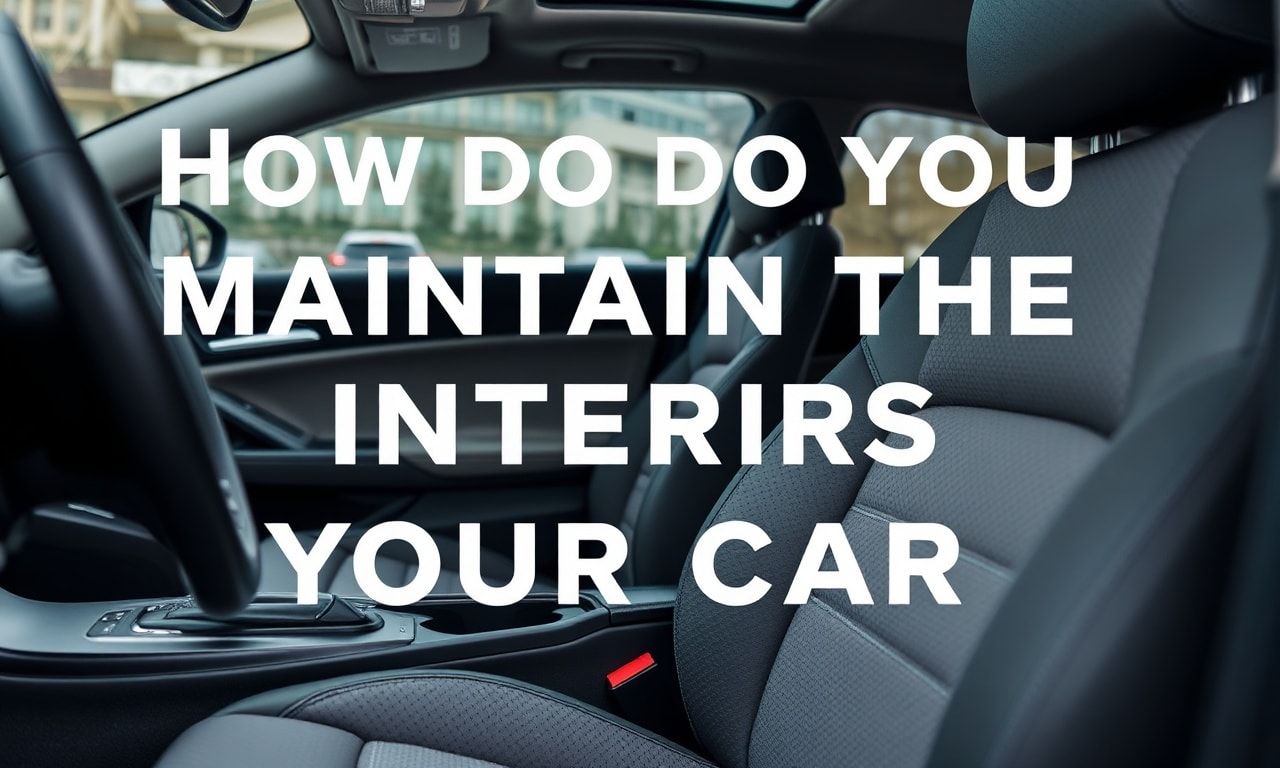 Arabanızın İç Kumaşlarını Nasıl Bakıyorsunuz?