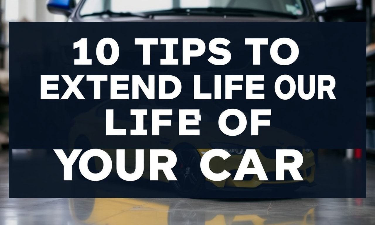 Arabanızın Yaşam Ömrünü Uzatmak için 10 İpuçları