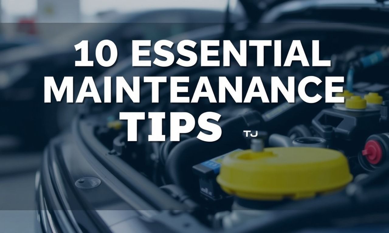 Arabanızın Yaşam Ömrünü Uzatmak için 10 Temel Bakım İpuçları