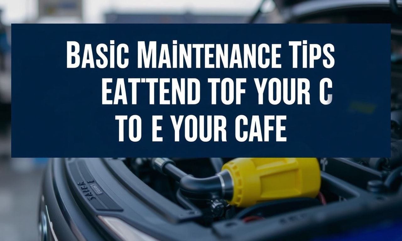 Arabanızın Yaşam Ömrünü Uzatmak için Temel Bakım İpuçları