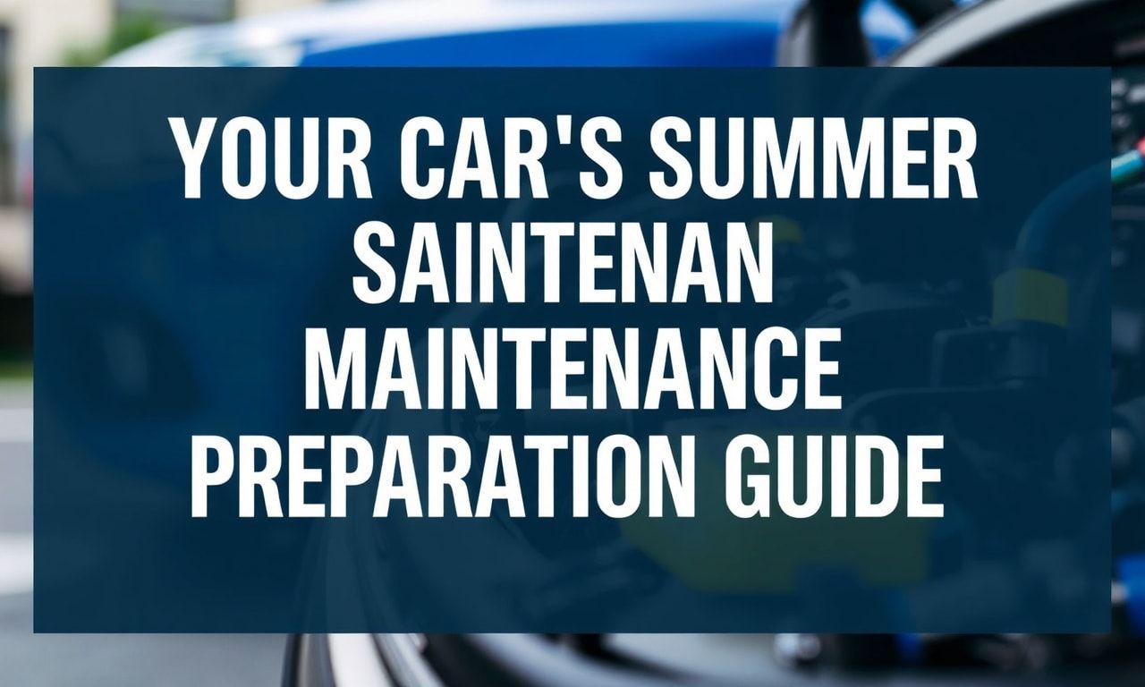 Arabanızın Yaz Bakımına Hazırlanma Kılavuzu